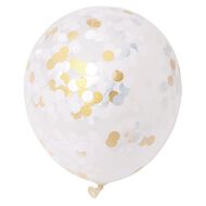Artwrap Party Confetti Balloons Formal Foil Gold/Silver 30cm 3 Pack
