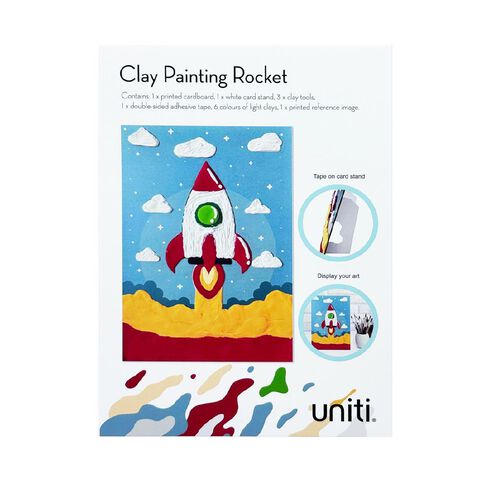 Uniti Clay Painting Rocket
