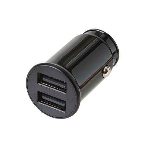 Tech.Inc Dual USB Car Charger 2.4A Black