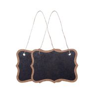 Hanging Mini Chalkboard Sign Braces W 3.25 X H 2.5in