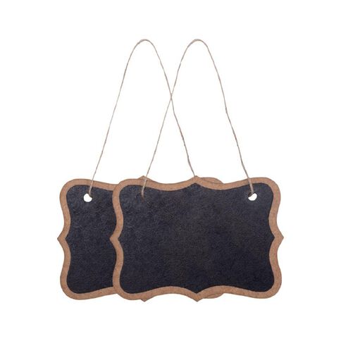 Hanging Mini Chalkboard Sign Braces W 3.25 X H 2.5in