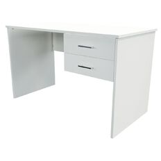 Zealand 2 Drawer Student Desk White