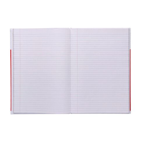 WS Lecture Book 2B8 7mm Ruled Hardcover 94 Leaf Red Mid
