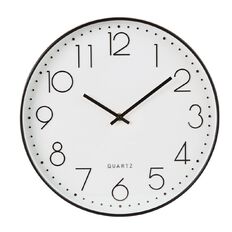 Living & Co Larsson Clock Black 35cm