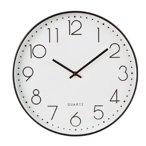 Living & Co Larsson Clock Black 35cm
