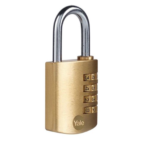 Yale Brass Combination Padlock 40mm