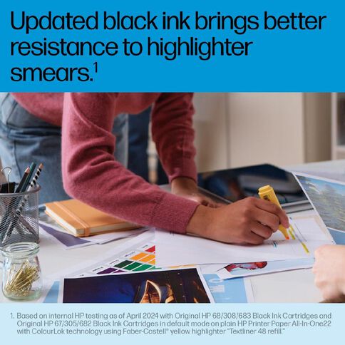 HP 68 Black Original Ink Cartridge