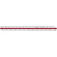 Standardgraph 9418 Tri Scale Ruler Architect Clear