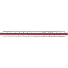 Standardgraph 9418 Tri Scale Ruler Architect Clear