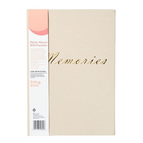 Living & Co Photo Album Memories 300 Pocket