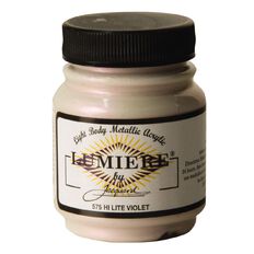 Jacquard Lumiere Acrylic Paint Hi Lite Violet 66.54ml