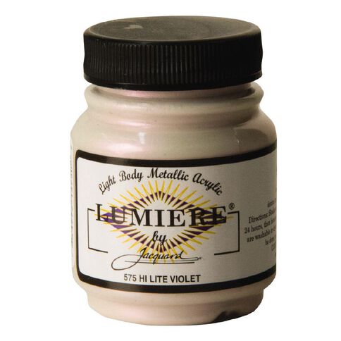 Jacquard Lumiere Acrylic Paint Hi Lite Violet 66.54ml