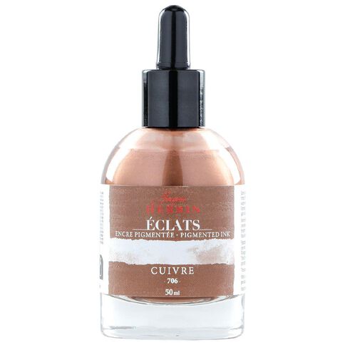 Jacques Herbin Eclats Pigmented Ink Copper 50ml