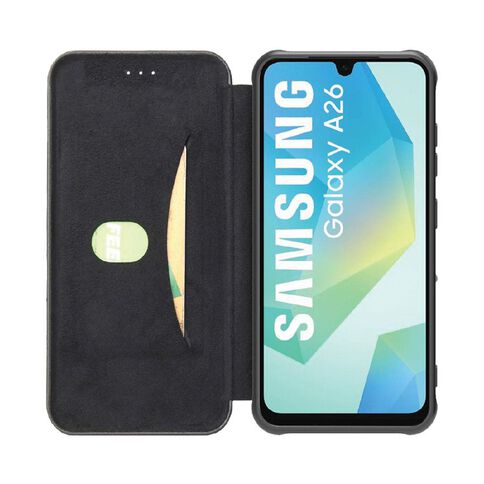 INTOUCH Samsung A26 Milano Wallet Case Black