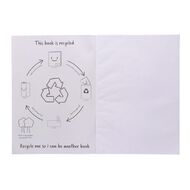 WS Big Scrapbook Unruled 32 Leaf Yellow