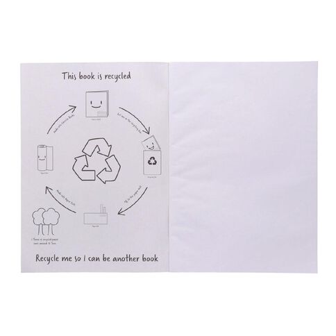 WS Big Scrapbook Unruled 32 Leaf Yellow