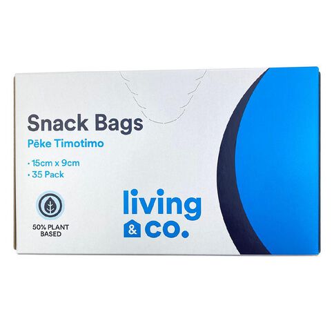 Living & Co 50% Plant-Based Snack Bags 35 Pack