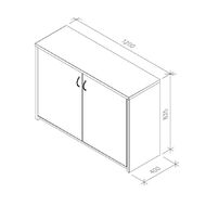 Zealand Credenza 1200 Tawa