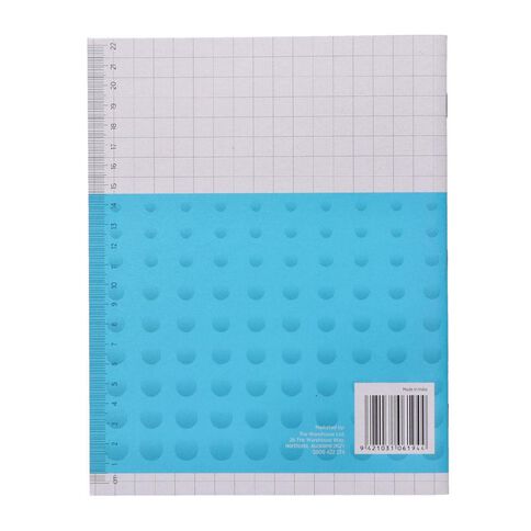 WS Exercise Book 1H4 10mm Quad 28 Leaf Blue