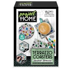 Project Home DIY Terrazzo Coasters Kit