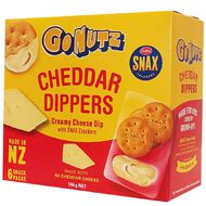 GoNutz Cheddar Dippers 6 Pack