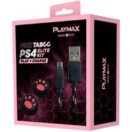 Playmax Pink Taboo PS4 Play and Charge Elite Kit