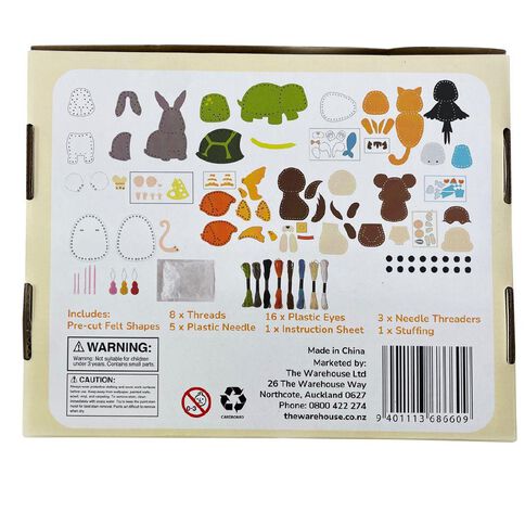 Uniti Kids Sewing Kit Pets