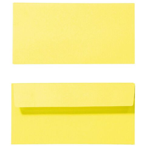 Create With DL Envelope Yellow 25 Pack