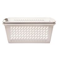 Living & Co Storage Basket Large White 2 Pack