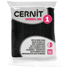 Cernit Polymer Clay No1 56g Black Black