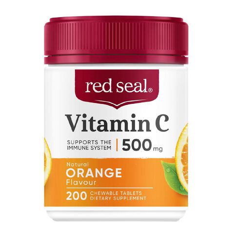 Red Seal Vitamin C Orange 500mg 200s