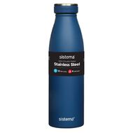 Sistema Stainless Steel Drink Bottle Assorted 500ml