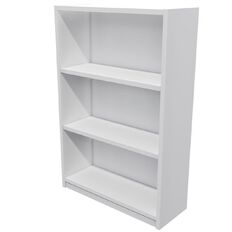 Zealand Commercial Bookcase 3 Tier White