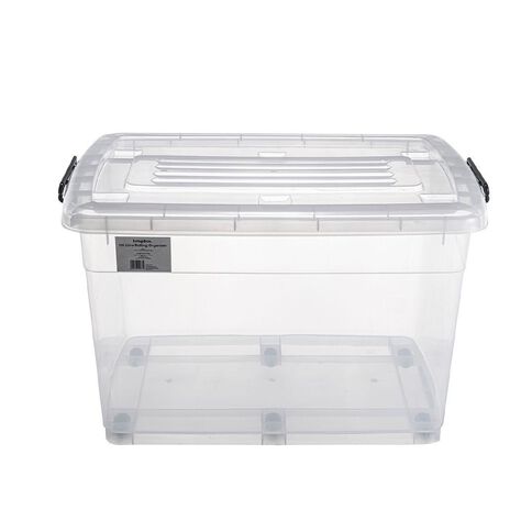 Living & Co Rolling Organiser 110L Clear