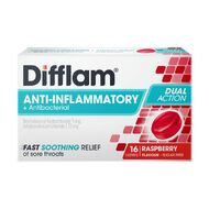 Difflam Dual Action Raspberry Lozenges