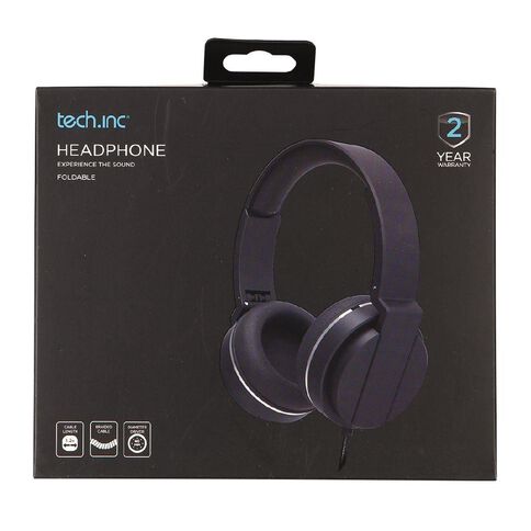 Tech.Inc Over Ear Headphones Black