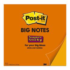 3M Post-It Note Big Orange 279mm x 279mm Orange Mid