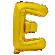 Artwrap Foil Balloon E - 35cm Gold 35cm