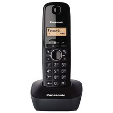 Panasonic KX-TG1611 Single Cordless Handset Black Black