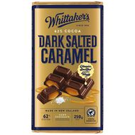 Whittaker's Dark Salted Caramel Chocolate Block 250g