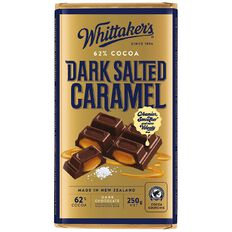 Whittaker's Dark Salted Caramel Chocolate Block 250g