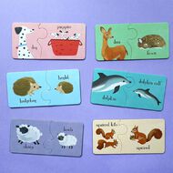 Baby Animals Match and Learn Box 60 Piece