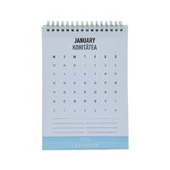 WS 2026 Desk Calendar Hard Back Multi-Coloured
