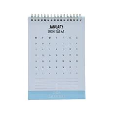 WS 2026 Desk Calendar Hard Back Multi-Coloured