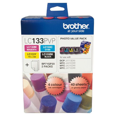 Brother Ink LC133 Photo Value 4 Pack (600 pages)