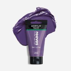 Reeves Fine Acrylic Paint Violet 75ml