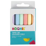 Kookie Coloured Chalk 12 Pack