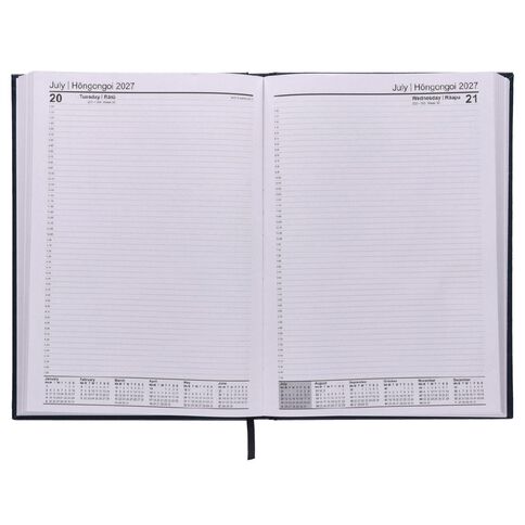 WS 2027 Diary A4 Day to Page Navy