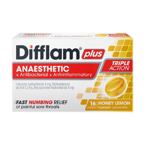 Difflam Anaesthetic Honey & Lemon Lozenge