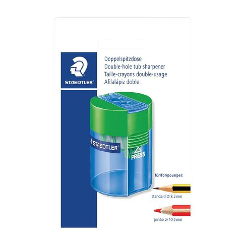 Staedtler Double Hole Tub Sharpener Assorted